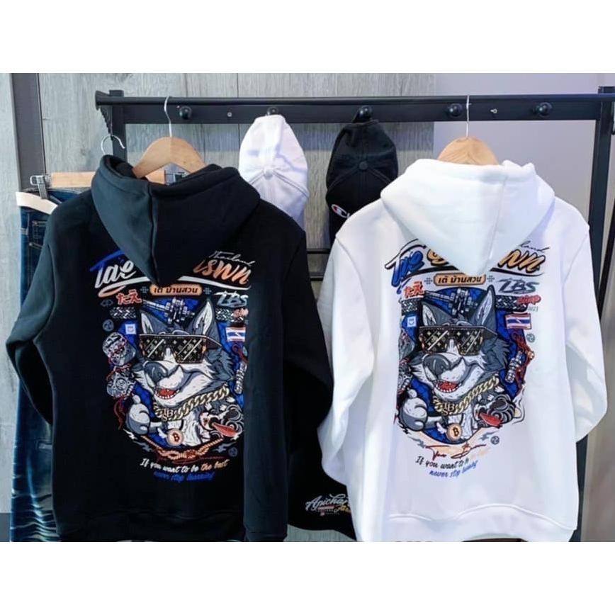 (🔥ส่งของทันที🔥) เสื้อผ้าฝ้ายApichat FarmTaeBanswn V2า เสื้อฮู้ดแขนยาวอภิชาติฟาร์ม M-3XL