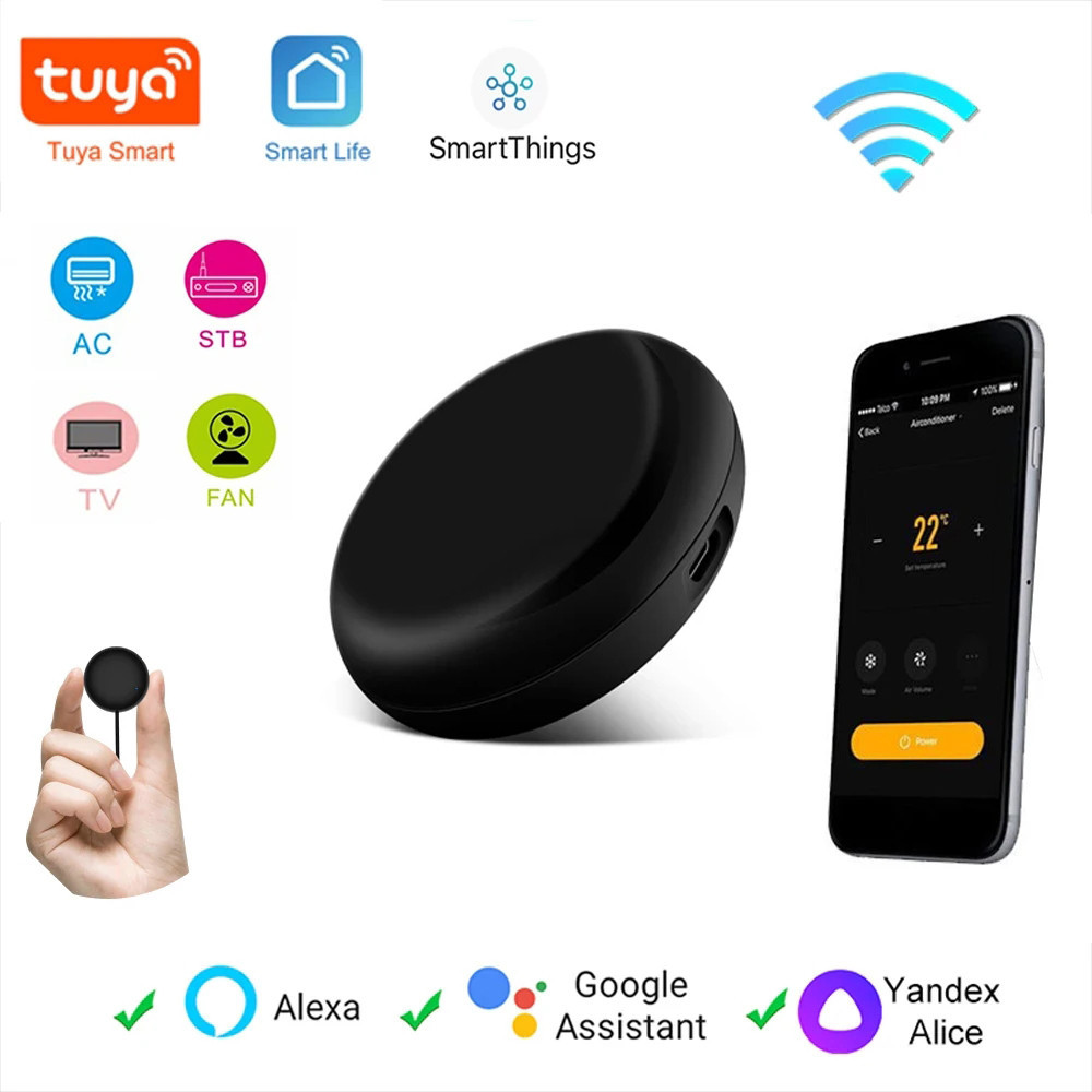 Tuya IR Remote ใช้แทนรีโมทแอร์ รีโมททีวี Smart IR Remote ทำงานร่วมกับ Alexa และ Google Home