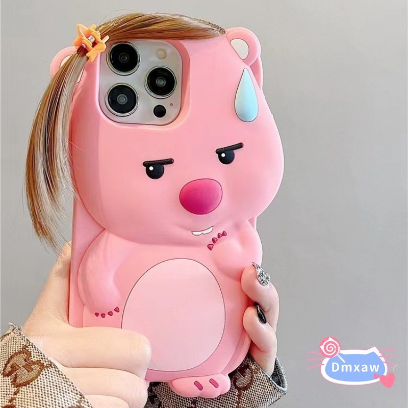 เกาหลี 3D Beaver น่ารักซิลิโคนสําหรับ Vivo V30 V29 V27 Pro Y77 Y77E Y36 4G Y27 5G Y16 X100 Y20 Y20i Y20S Y20A Y20G Y11S Y11S Y93 V11S Y11S Y11S Y12S Y91C Y91S Y97 Pro แฟชั่น