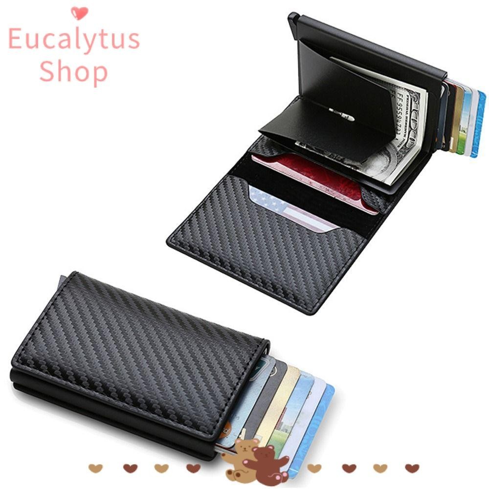Eucalytus1 Rfid Card Holder Minimalist Bank Card Card &amp; ID Holders Mens Wallet Protected Anti Rfid
