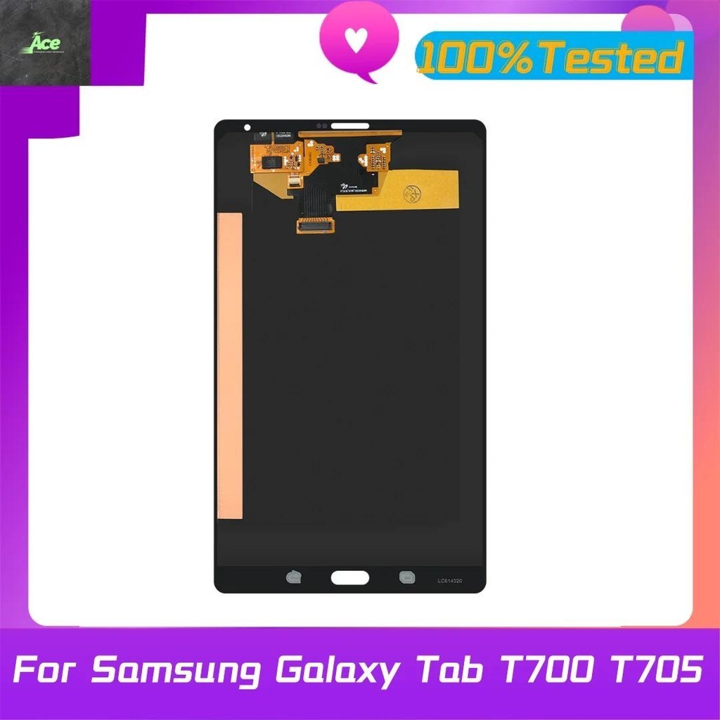 100% ทดสอบ LCD สําหรับ Samsung Galaxy Tab S 8.4 T700 T705 SM-T700 SM-T705 จอแสดงผล LCD พร้อมหน้าจอสั