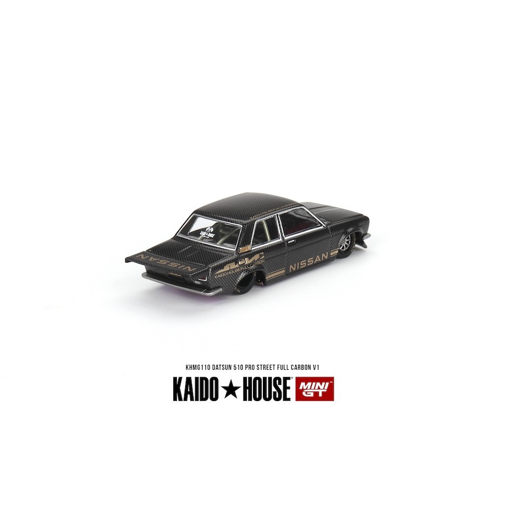 MINI GT Kaido House Datsun 510 Pro Street  Full Carbon V1 KHMG110 - รูปที่ 2