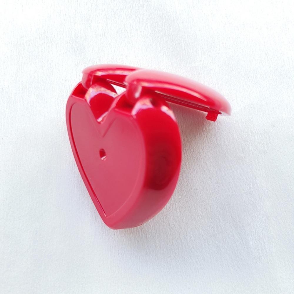 Zooming อายแชโดว์เปล่า 1 ชิ้น, รีฟิลด้วยกล่องลิปสติก Mirror Rouge, คุณภาพ Love Heart Shape พกพาสะดวกแบบรีฟิลแต่งหน้า Travel Dispenser