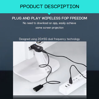 Anycast รุ่นใหม่ล่าสุด hdmi ไร้สาย นำภาพมือถือขึ้นจอผ่าน Wifi Android อุปกรณ์เชื่อมต่อมือถือไปทีวี WIFI Display HDTV
