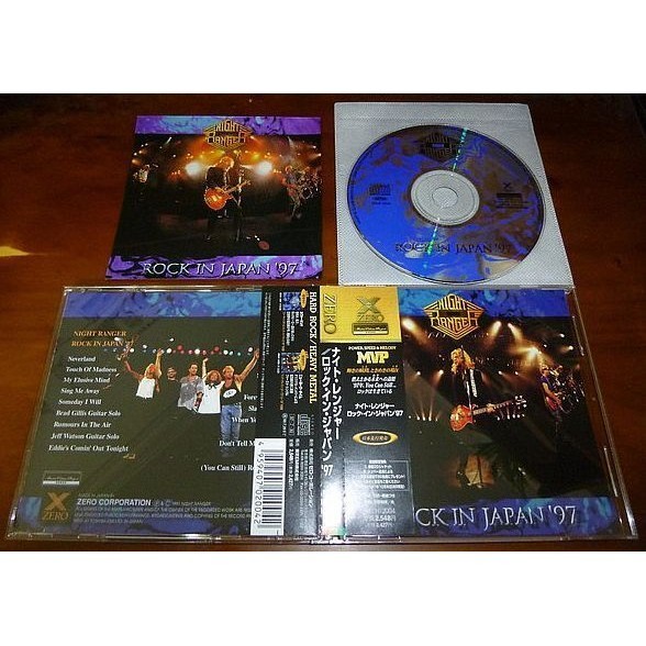 (มือสอง) NIGHT RANGER Rock In Japan 97 (JAPAN PRESS with OBI & Lenticular Cover Insert) CD