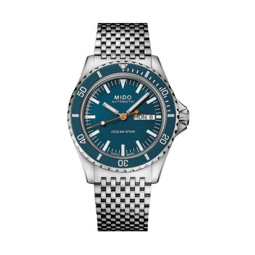 Mido/mido Navigator Series 75th Anniversary Long Kinetic Energy Automatic Mechanical Men 's Blue Dial Wrist Watch 40.50mm M026.830.11.041.00