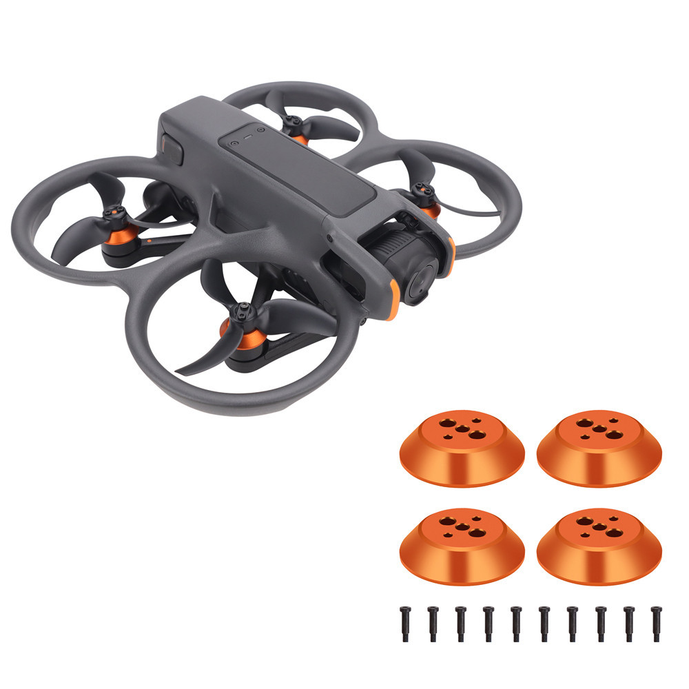 4pcs/set สําหรับ DJI Avata 2 มอเตอร ์ ฝาครอบป ้ องกันอลูมิเนียมอัลลอยด ์ มอเตอร ์ ครอบคลุม Drone Dust Shield อุปกรณ ์ เสริม
