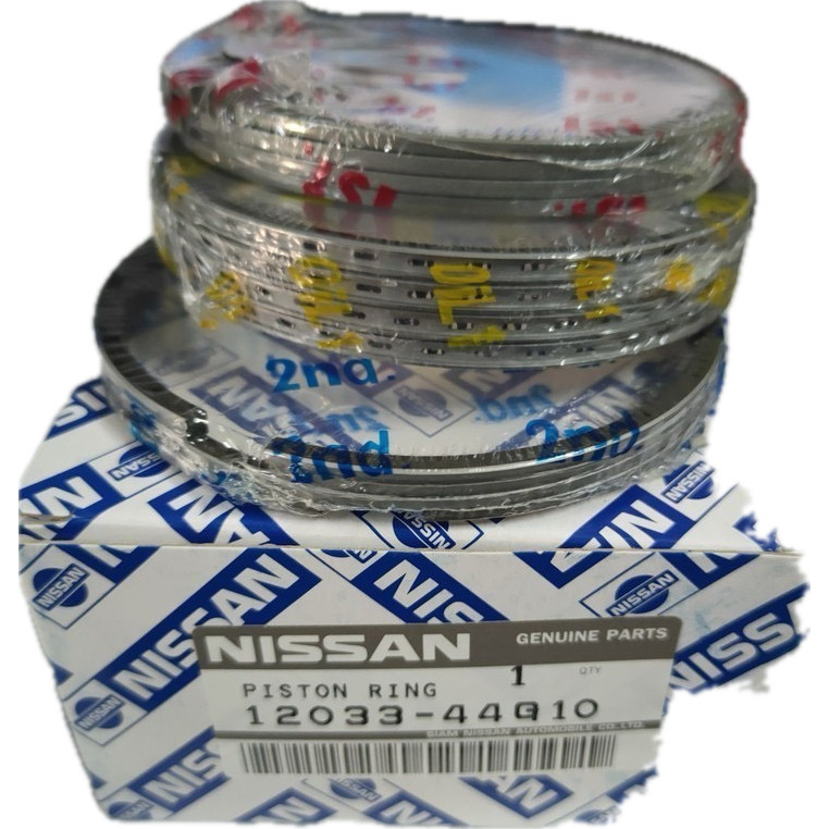 ส่งเร็ว Nissan TD25, Bdi, BD25  (1 ชุด ได้ครบ4 สูบ) 12033-44G10 ส่งไว แหวนลูกสูบ