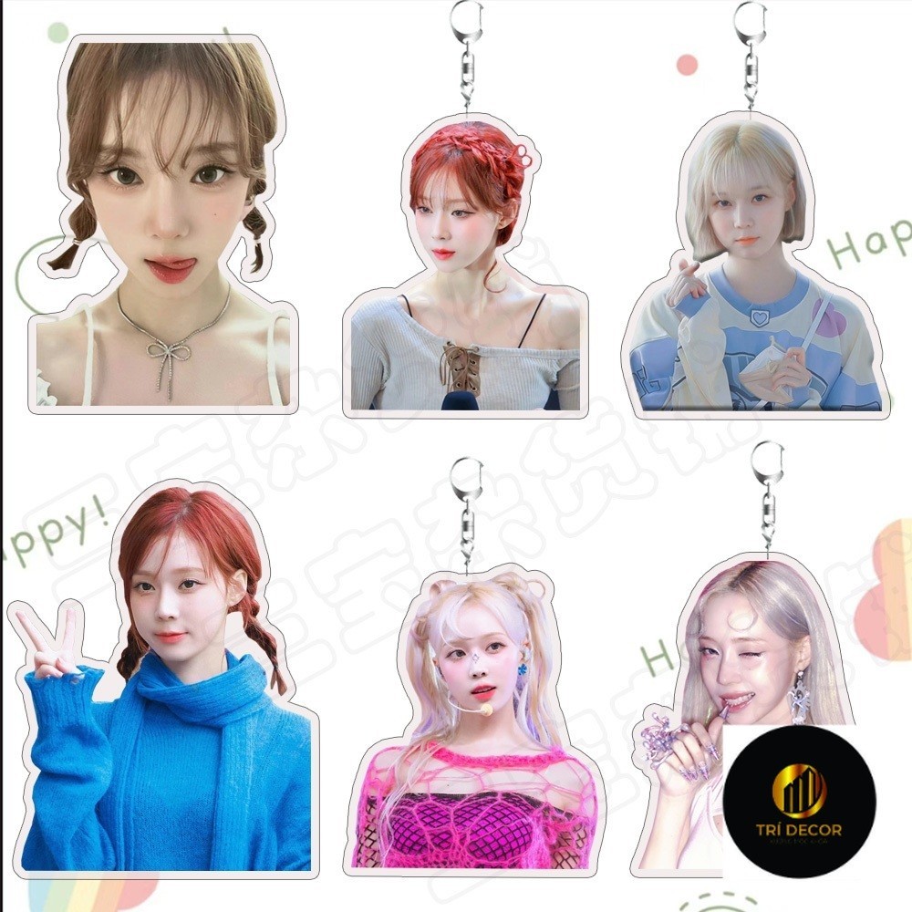 ฤดูหนาว AESPA AESPA อะคริลิคพวงกุญแจสองด้านของขวัญนักเรียน