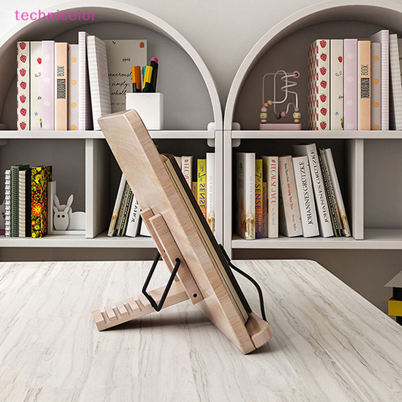 [technicolor ] Adjustable Reading Rest Tablet Cook Home Study Room Book Holder Folding Stand New Stock