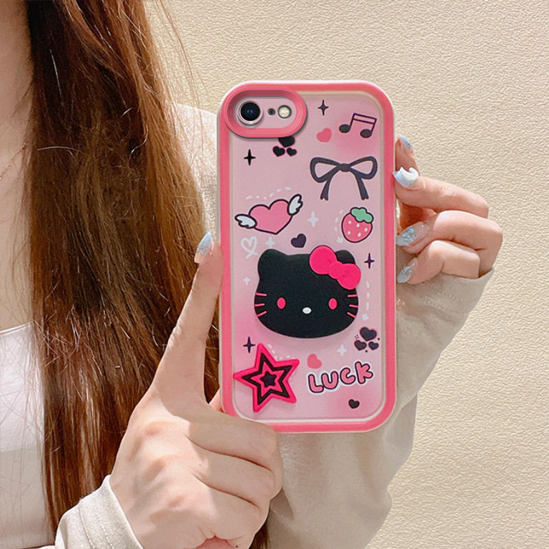 เคส iPhone 5 5S 6 6S 7 8 PLUS SE2020 SE2022 ของเล่นตุ๊กตาน่ารักกรณีโทรศัพท์ป้องกันการตก - รูปที่ 3