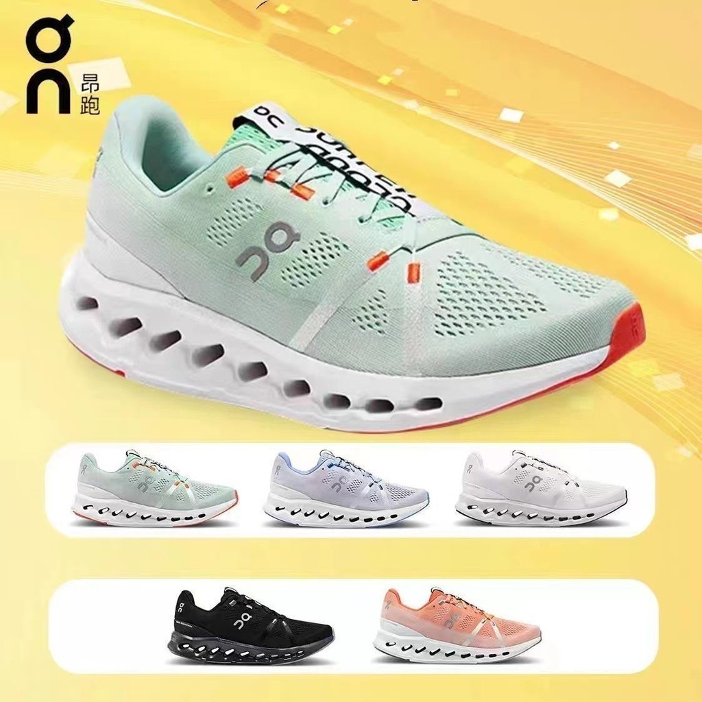 On Running On Cloud Cloudsurfer รองเท้าวิ่งสําหรับผู้ชายและผู้หญิงรองเท้าผ้าใบคู่ Unisex On Cloudsur