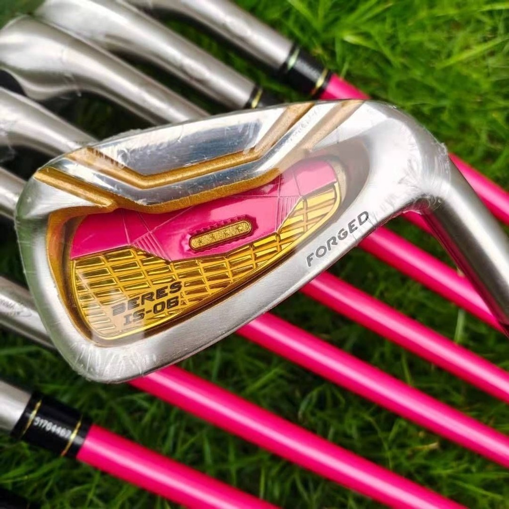 ไม้กอล์ฟ Honma S-06ผู้หญิงชุดเหล็ก Honma สีแดงเหล็ก (เก้าแท่ง)