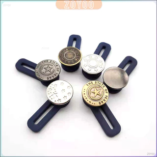 ZY กระดุมขยายเอว เพิ่มขนาดรอบเอวกางเกง สายบุฟเฟ่ต์ต้องไม่พลาด jeans buttons