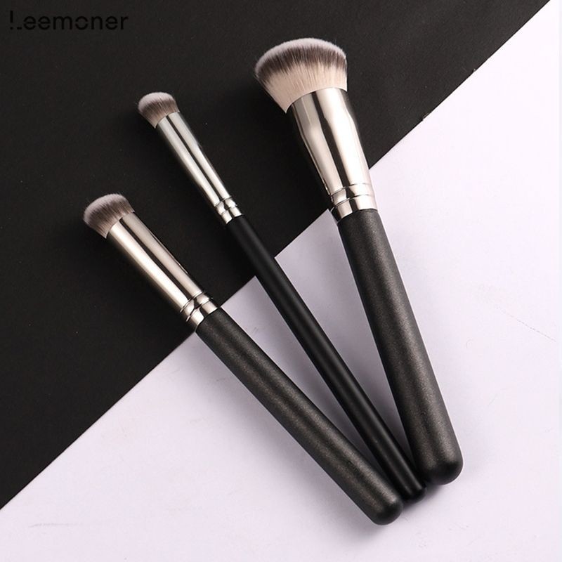 【Lemon】คอนซีลเลอร์มูลนิธิแปรง แต่งหน้า หัวแปรงพุ่ม ขนนุ่ม ความปลอดภัย-LN