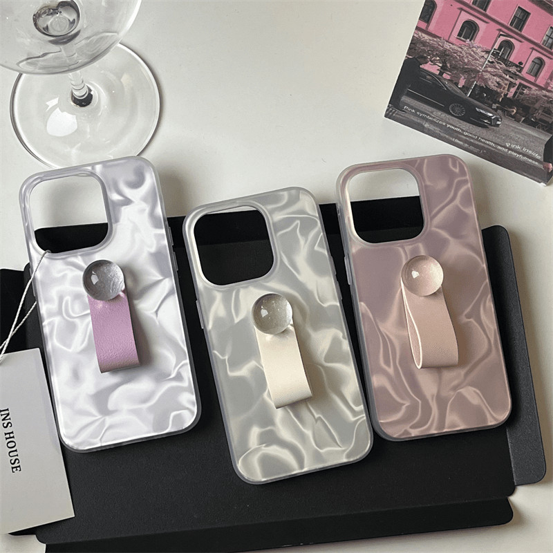 หรูหรา สีทึบระลอกน้ําแหวนหัวเข็มขัดเคสโทรศัพท์สําหรับ ไอโฟน15 14 13 12 มือโปร สูงสุด ปลอกป้องกันการกระแทกกล้องป้องกันฝ้าฮาร์ดปกหลัง
