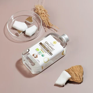 น้ำมันมะพร้าวสกัดเย็นออร์แกนิค พิณนารา - Organic Cold Pressed Coconut Oil