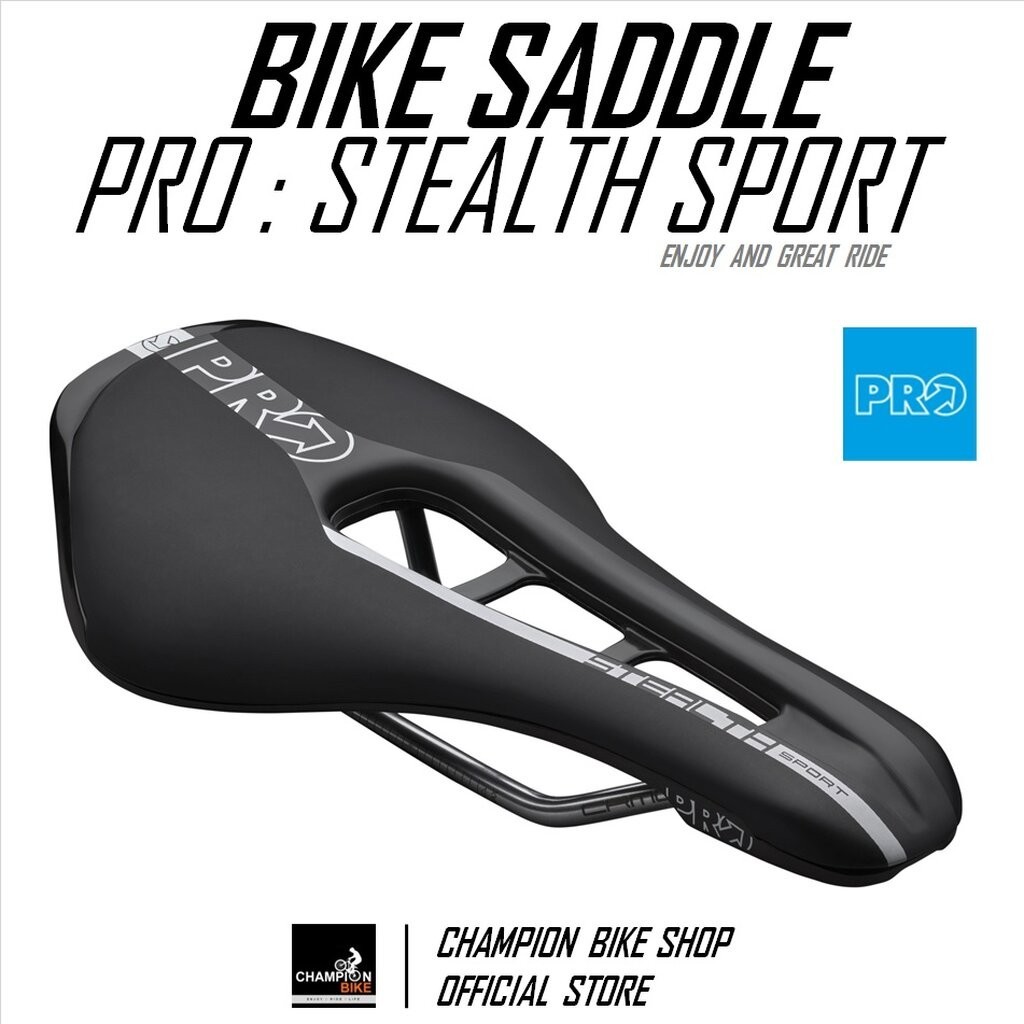 เบาะเสือหมอบ PRO : STEALTH SPORT ROAD BIKE SADDLE