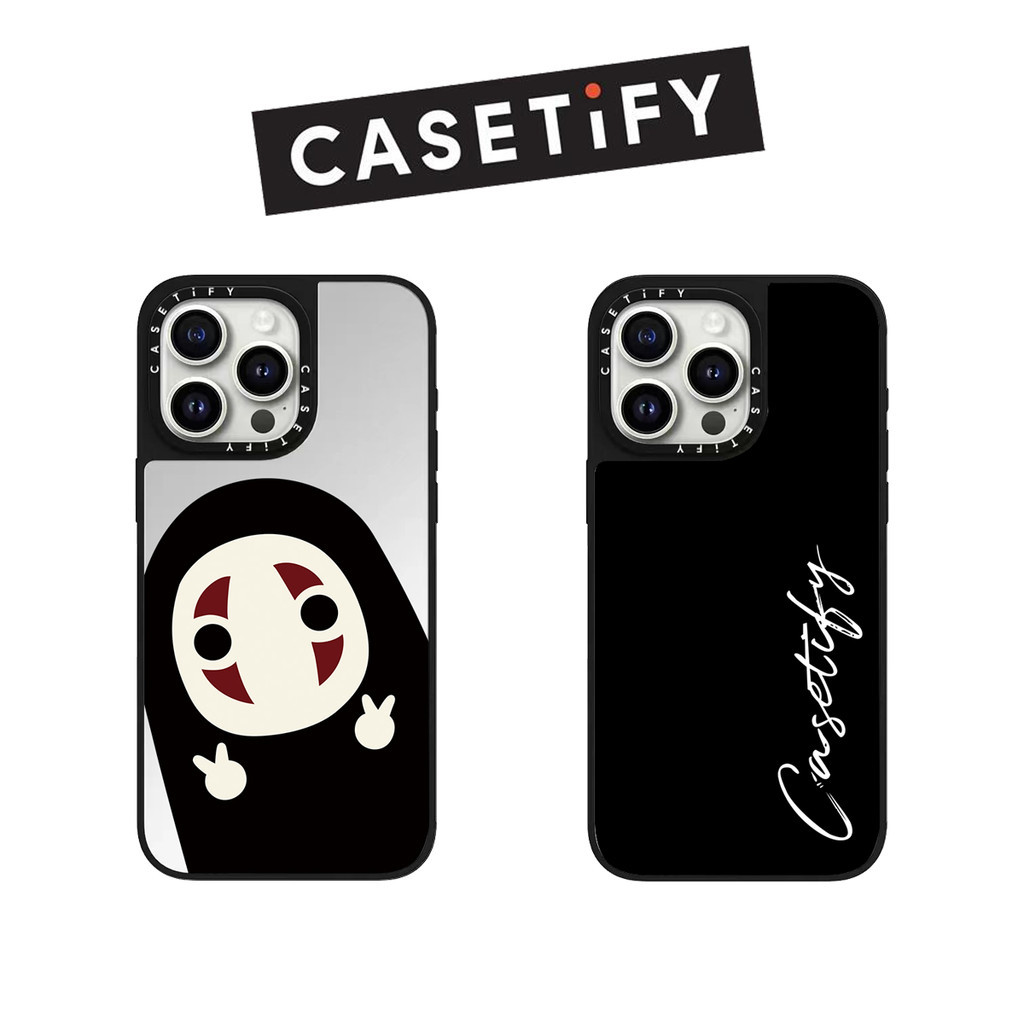 สีดํา Faceless Man กระจกเคสโทรศัพท์สําหรับ IPhone 15 ProMax 15Pro 15 14 13 12 11 Pro Max กรณีห่อกันกระแทก Matte frosted ด้านหลัง hard cover