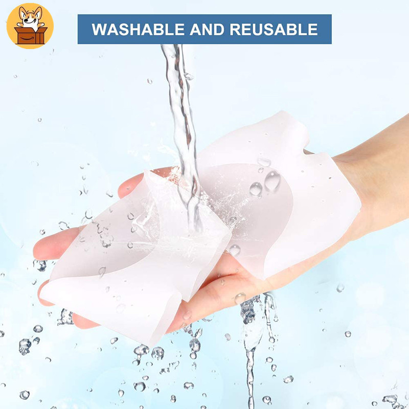 Am-az2pcs ซิลิกาเจล Forefoot Pad Metatarsal Pads สําหรับเท้าเบาหวานและ Mortons Neuroma แคลลัส Blisters ป้องกันปวดเท้าบรรเทา