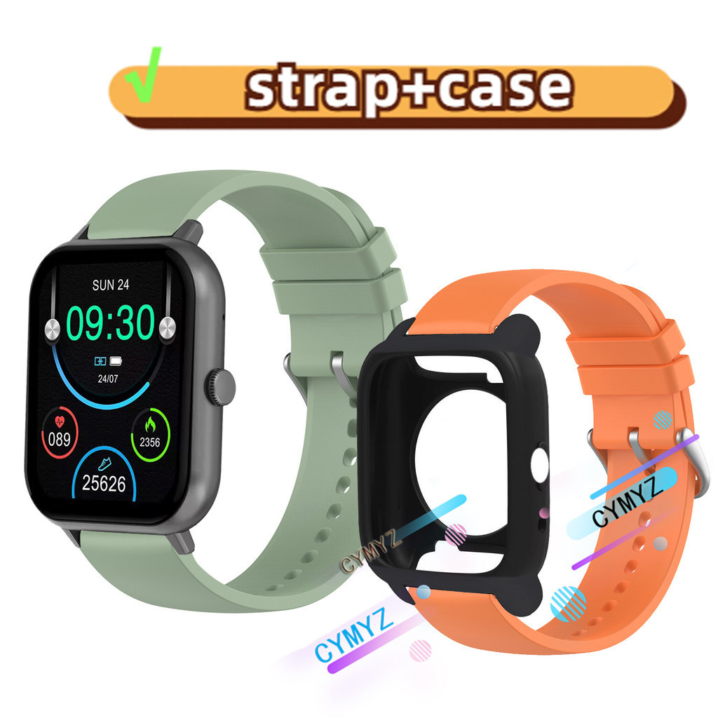 Colmi P28 plus strap สายซิลิโคน Colmi P28 plus สายสมาร์ทวอทช์ สายรัดข้อมือกีฬา Colmi P28 plus case ป