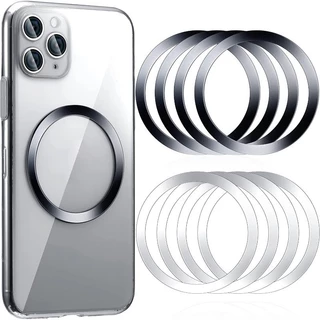 1/3 ชิ้น Universal Ultra-Thin Magnetic Wireless Charger Ring / Self กาวชาร์จไร้สายแผ่นเหล็ก
