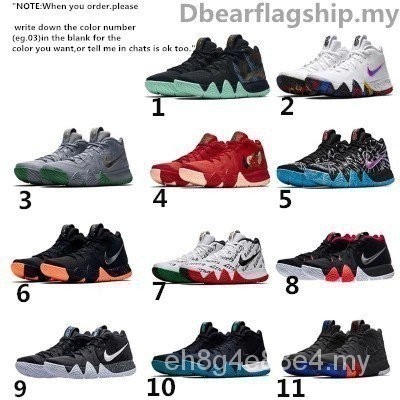 คุณภาพสูง พร้อม 11 สี!!รองเท้าบาสเก็ตบอล Nike Kyrie 4 พร้อมส่งรองเท้ากีฬาผู้ชาย/ผู้หญิง 5ED2