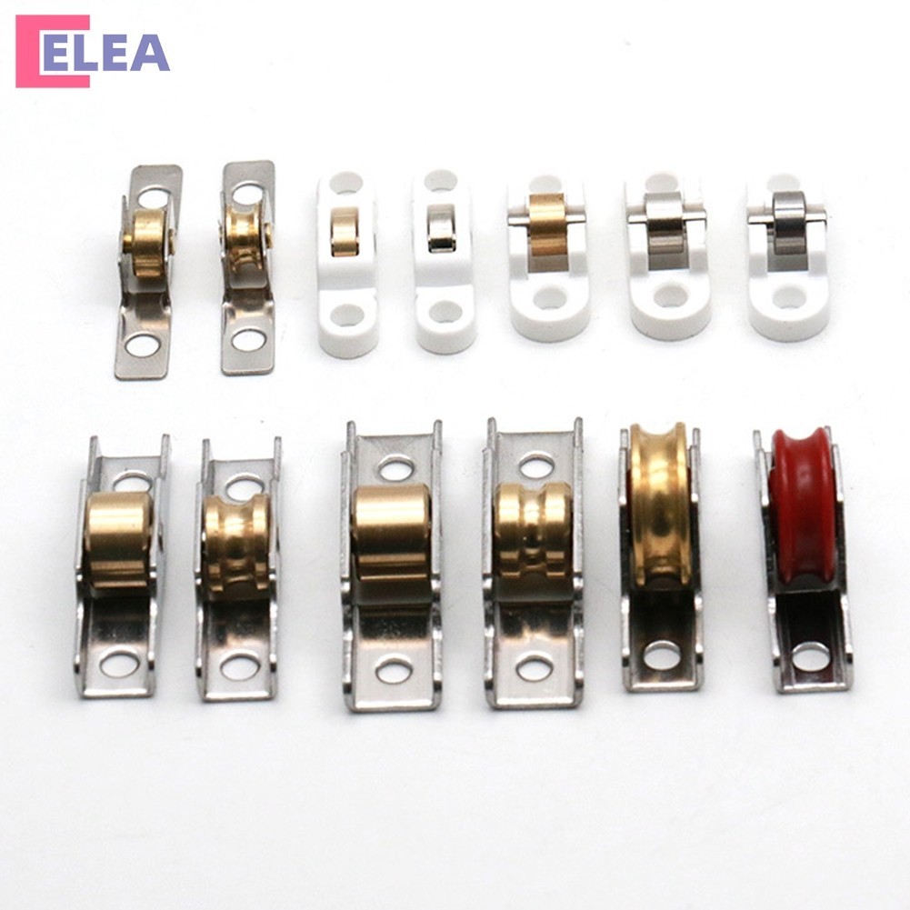 [ELEA]ลูกรอกชัตเตอร์เลื่อนสมัยเก่าหน้าจอชัตเตอร์ล้อทองแดงสแตนเลส