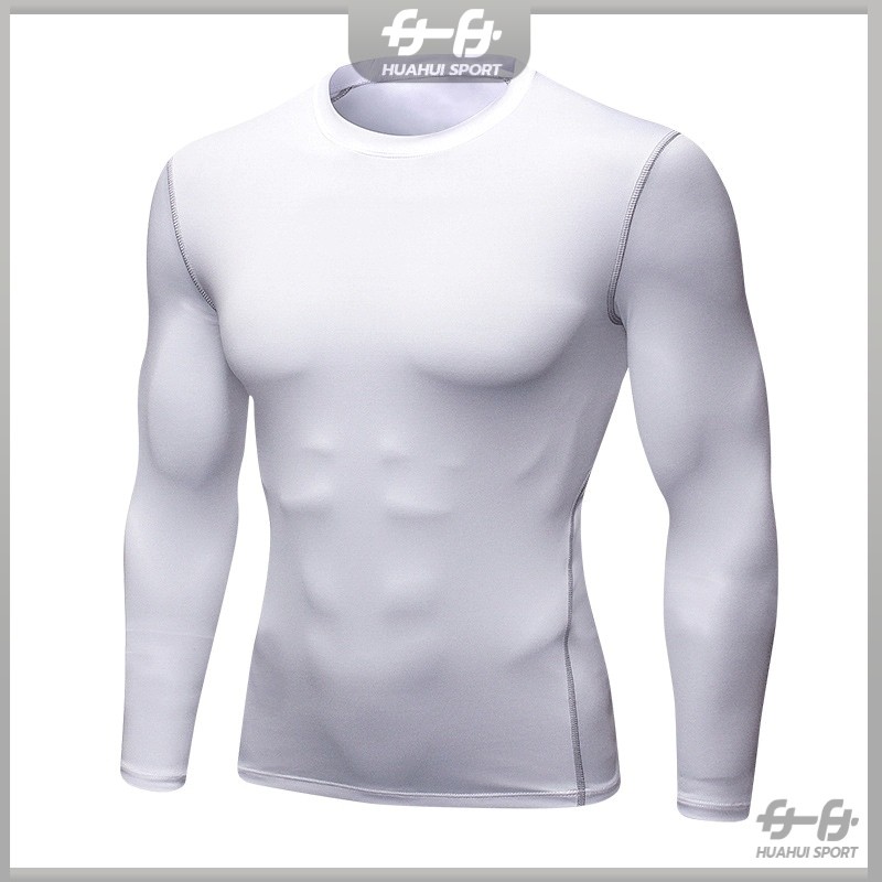 Fast Shipping เสื้อกีฬาแขนยาวผู้ชาย สื้อกีฬาแขนยาว เนื้อผ้าบางๆยืดๆ สำหรับใส่ออกกำลังกาย วิ่ง ฟิตเนต สื้อกีฬาแขนยาว ราคา ถูกที่สุด ดีลบีเคเค แกลเลอรีภาพที่ 8