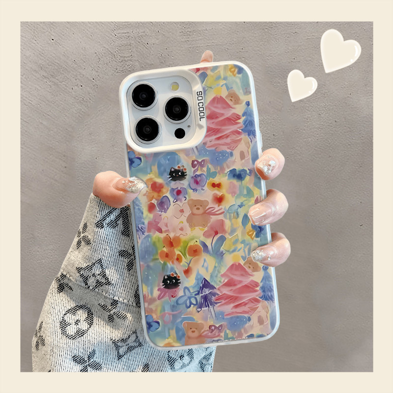 เคส VIVO ลายดอกไม้สำหรับ Vivo Y17 Y12 Y12S Y30 Y7S Y50 Y100 S10 S10E V23E V23 V25 V27 V29 X60 X70 X8