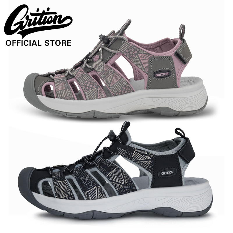 GRITION รองเท้าผ้าใบผู้หญิง รองเท้ากีฬาสำหรับการเดินทางชายหาดปีนเขากลางแจ้ง