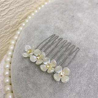2025 Rhinestone ใส่หวีคลิปผม Headdress หวีผม Hair Coiler