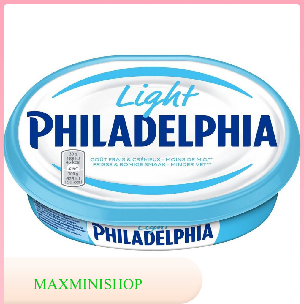 Philadelphia Low Fat Cream Cheese Kraft 150 G./ฟิลาเดลเฟียครีมชีสไขมันต่ำ คราฟท์ 150 กรัม
