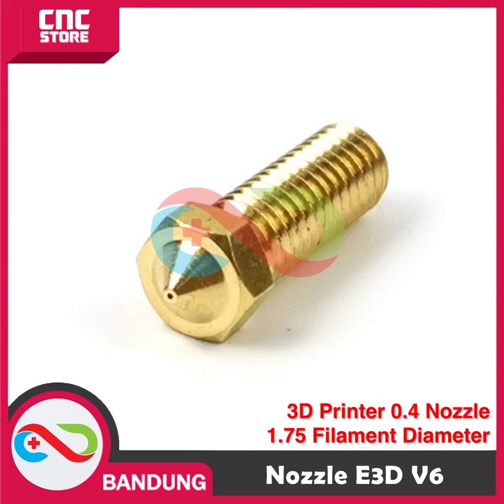 3D PRINTER NOZZLE E3D V6 0.4 NOZZLE, 1.75 FILAMENT DIAMETER