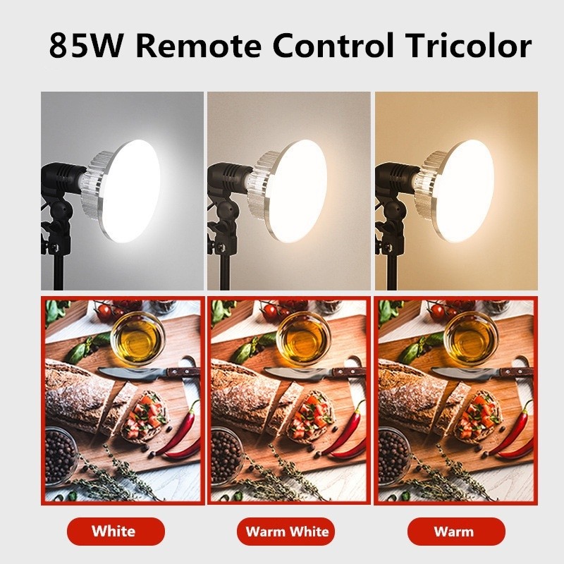 300W LED Bulb Softbox Studio camera light stand Photography Lighting ไฟสตูดิโอ ไฟไลฟ์สด ไฟถ่ายรูป ไฟต่อเนื่อง ไฟled