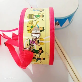 พร้อมส่ง กลองไม้เด็กมือกลอง เครื่องดนตรี ดนตรีของเล่ ของเล่นดนตรี