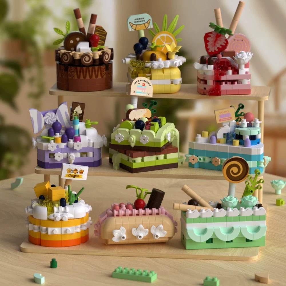 🍮 ตัวต่อขนมหวานสมจริง สนุกเพลิดเพลินไปกับการประกอบ