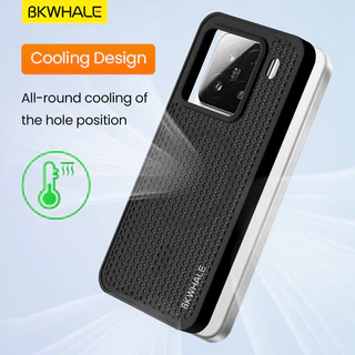BKWHALE Coolingเคสโทรศัพท์แม่เหล็กสําหรับXiaomi 17 15 14 13 13T Poco F8 Pro F7 Ultra F6 Pro F5 Pro X8 Pro Max Redmi K60 K70 Ultra K80 K90 Pro Max Anti Fallปกหลังปลอกนุ่ม