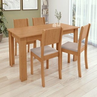 Conjunto Sala de Jantar com 4 Cadeiras Easy Line