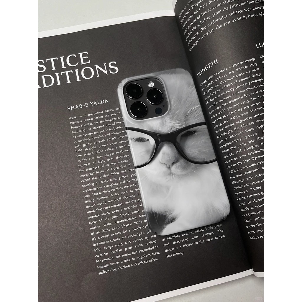 เคสโทรศัพท์แมวพร้อมกรอบแว่นตาสีดำสำหรับ iPhone 16 Pro Max XS MAX 15 Pro 13 Pro Max 12 Pro Max 14 Pro 7/8 Plus 13 Pro 15 Pro Max XS 16 Plus ซิลิโคน 11 เคสแข็งกันกระแทก - รูปที่ 4