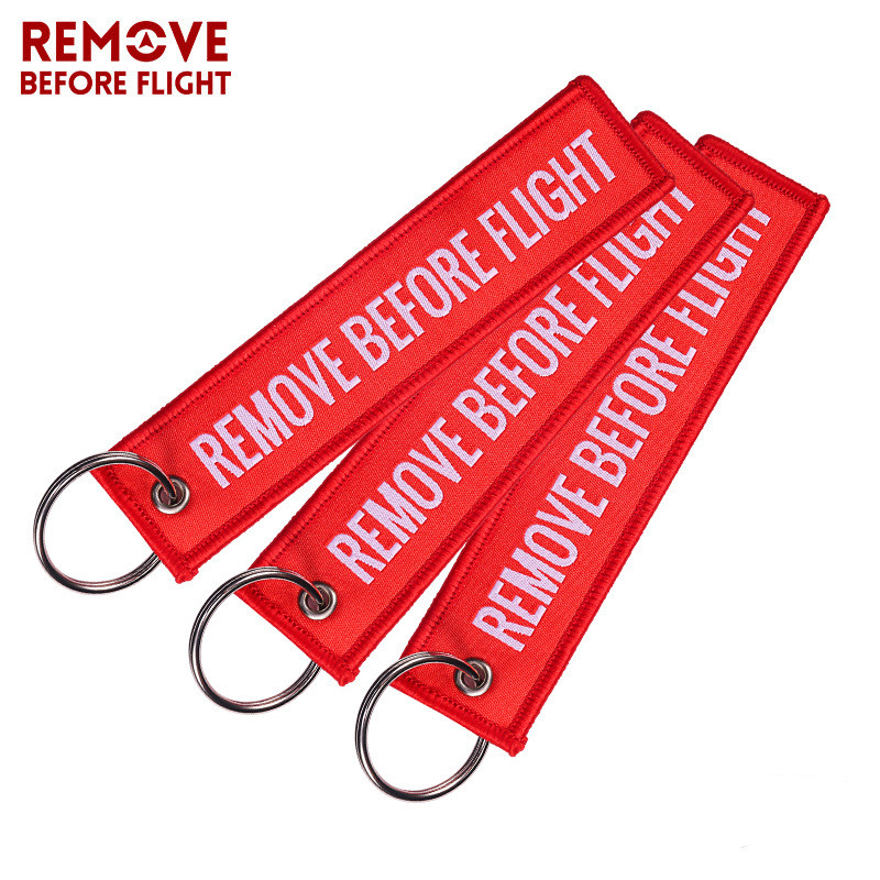 ของขวัญพวงกุญแจที่ระลึกการบิน 1 ชิ้น: REMOVE BEFORE FLIGHT