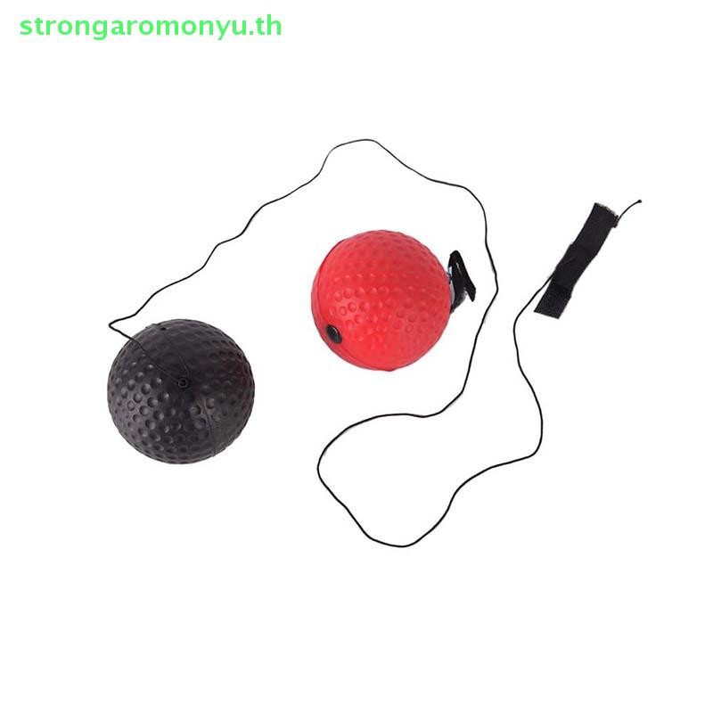 Strongaromonyu 1PC Fighting Boxing Reflex Ball สําหรับ Reflex Speed Training Boxing Punch Ball TH