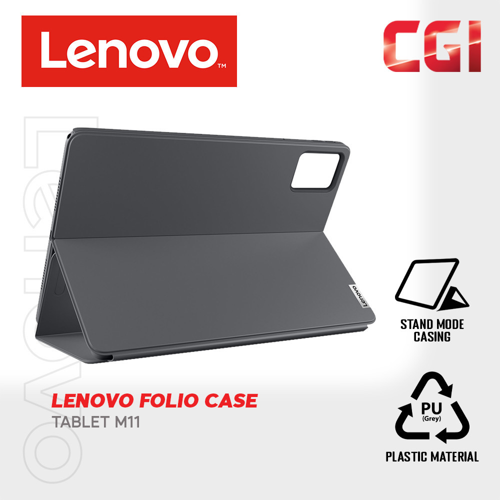 เคส Lenovo Tab M11 Multi Function Band Folio - Luna Grey (ZG38C05461)