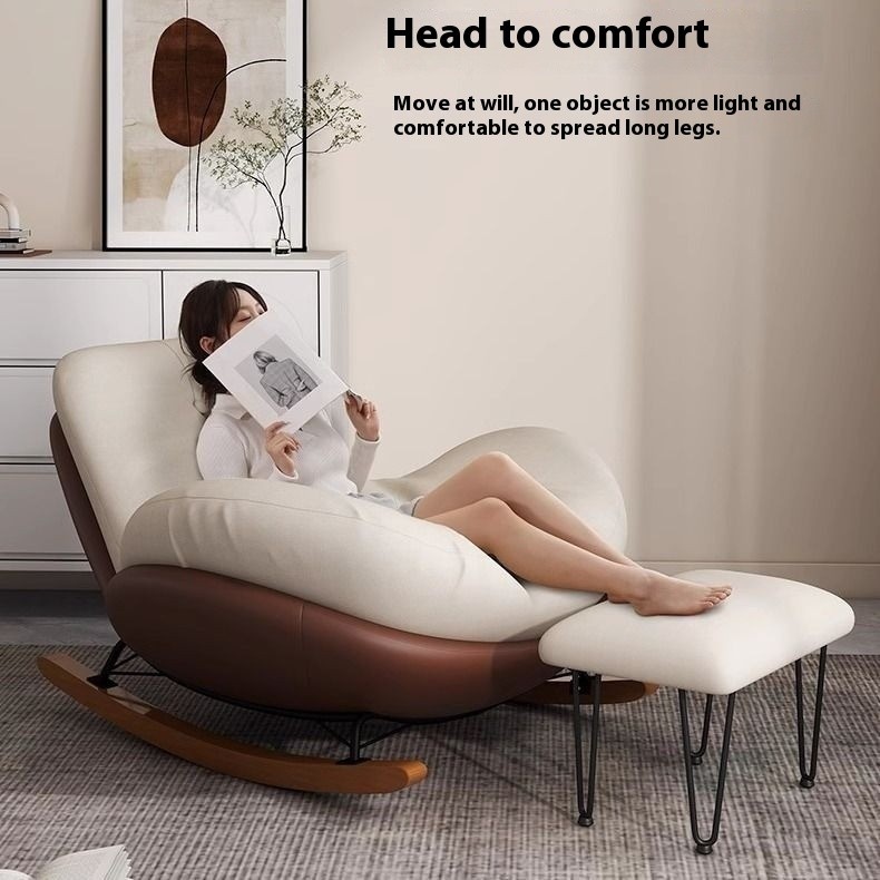 Lazy Recliner Lazy Sofa Chair Leisure Recliner Rocking Chair Sofa Chair Rocking Chair Balcony Leisur