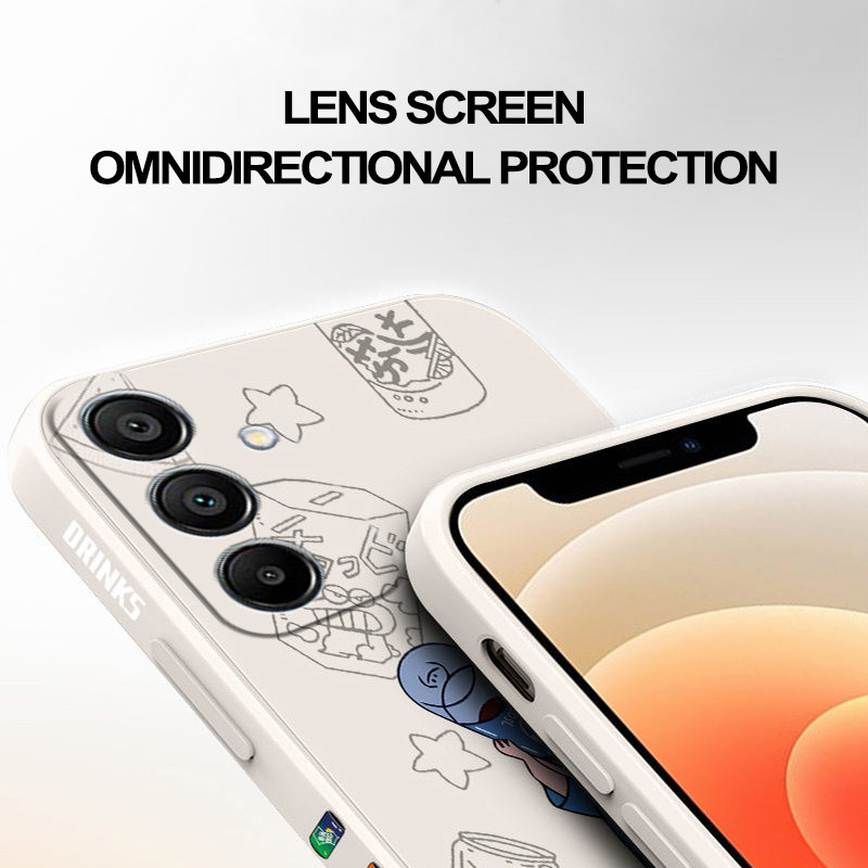 เคส Samsung A16 / A34 5G / A35 5G / A24 4G / A25 5G tpu ฟรีเชือกเส้นเล็กแฟชั่นเคสโทรศัพท์แบบนิ่ม KCXX - รูปที่ 6