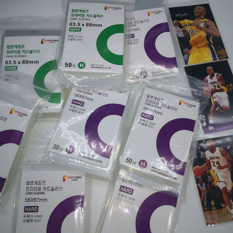 ชุดฟิล์มการ์ดข้าวโพดคั่ว 50 ชิ้น, กระเป๋าพลาสติกใส, ฟิล์มป้องกันการ์ดขนาดเล็ก การ์ดไอดอลเกาหลี กระเป๋าใส - รูปที่ 6