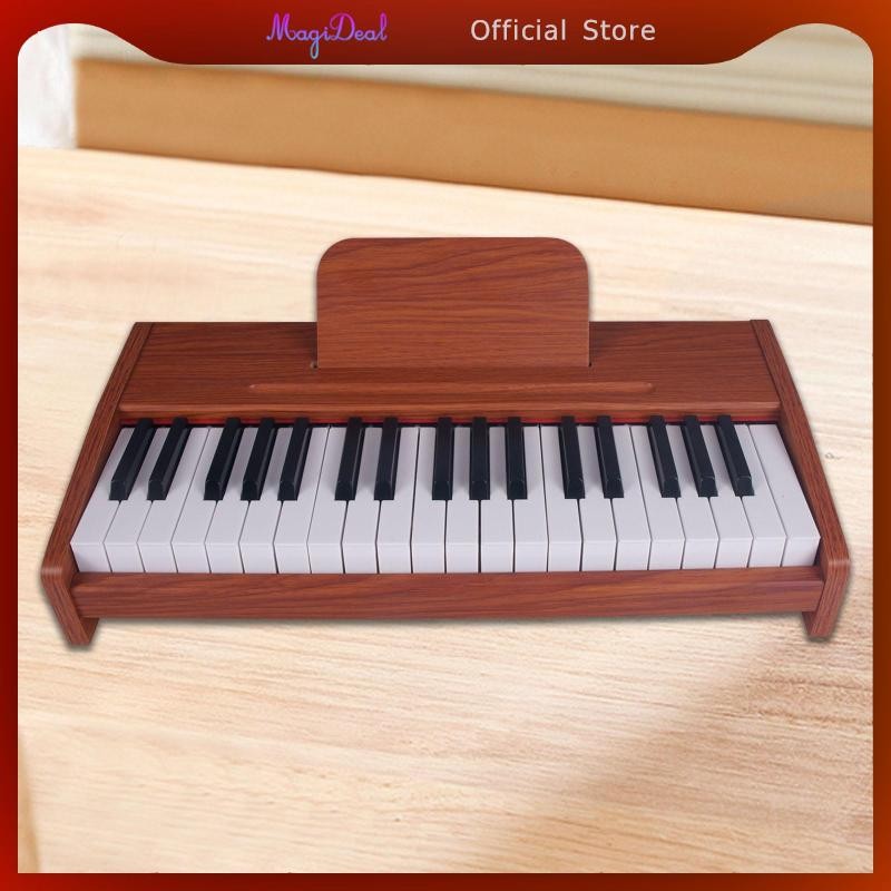 Magideal คีย์บอร์ดเปียโนสําหรับเด็ก ไม้ มัลติฟังก์ชั่น ของเล่นดิจิตอล เปียโน เปียโน - รูปที่ 5