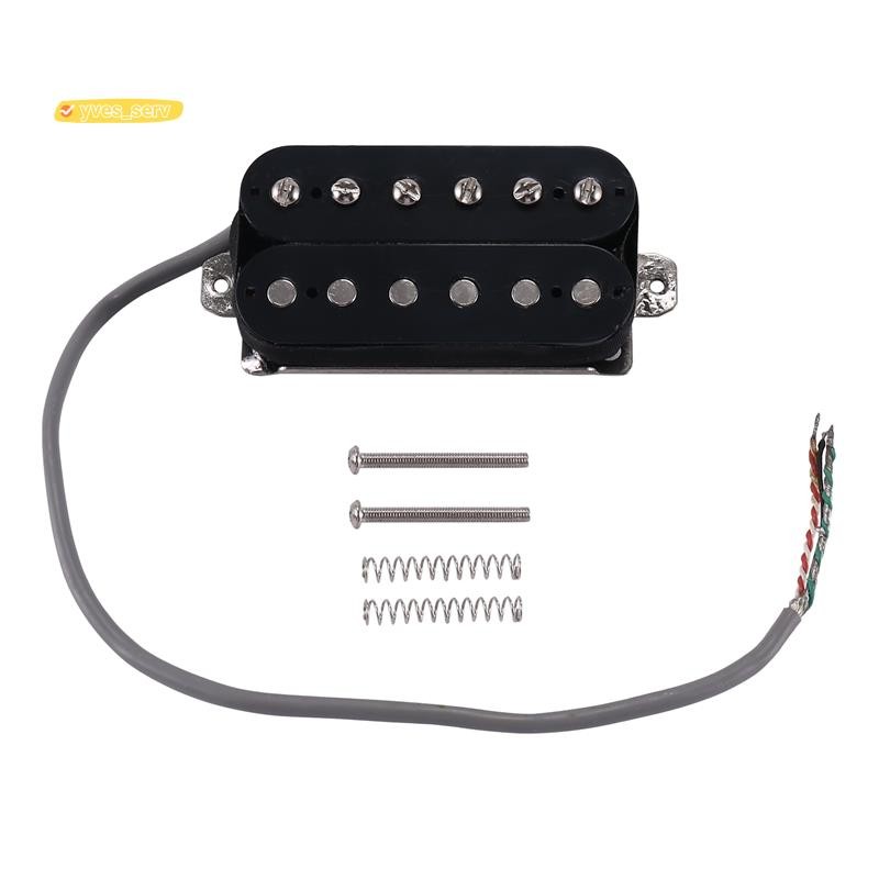 yves_service กีตาร์ไฟฟ้า Humbucker Alnico V Pickup สีดํา
