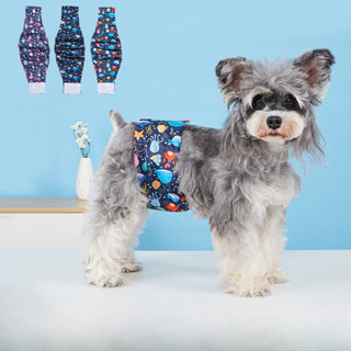 ผ้าอ้อมสุนัขซักได้กางเกงสรีรวิทยาสุนัขน่ารักสําหรับกางเกงขาส…