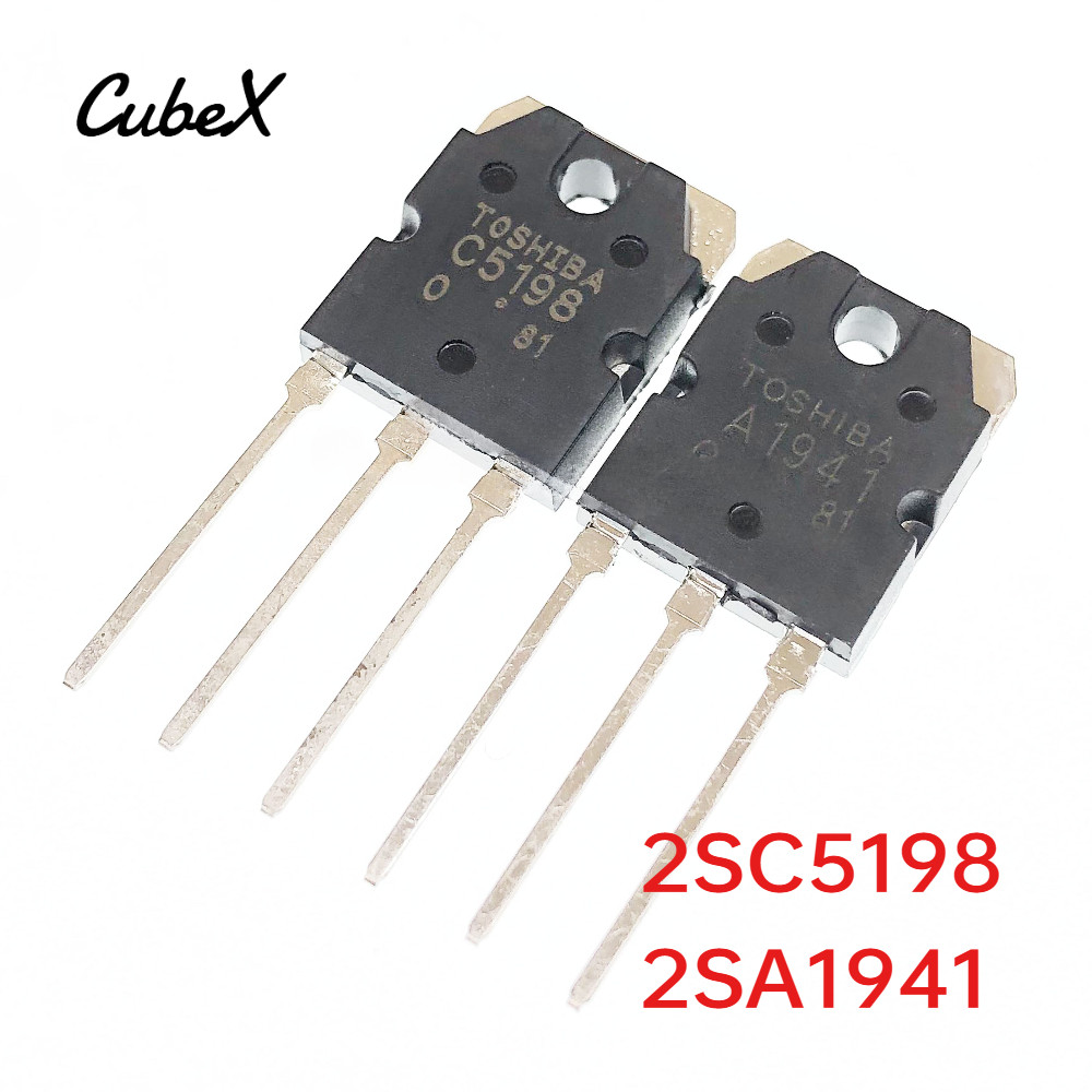 ใหม่ 2SC5198 2SA1941 5198 1941 ทรานซิสเตอร์เสียงกําลังสูง TO-3P